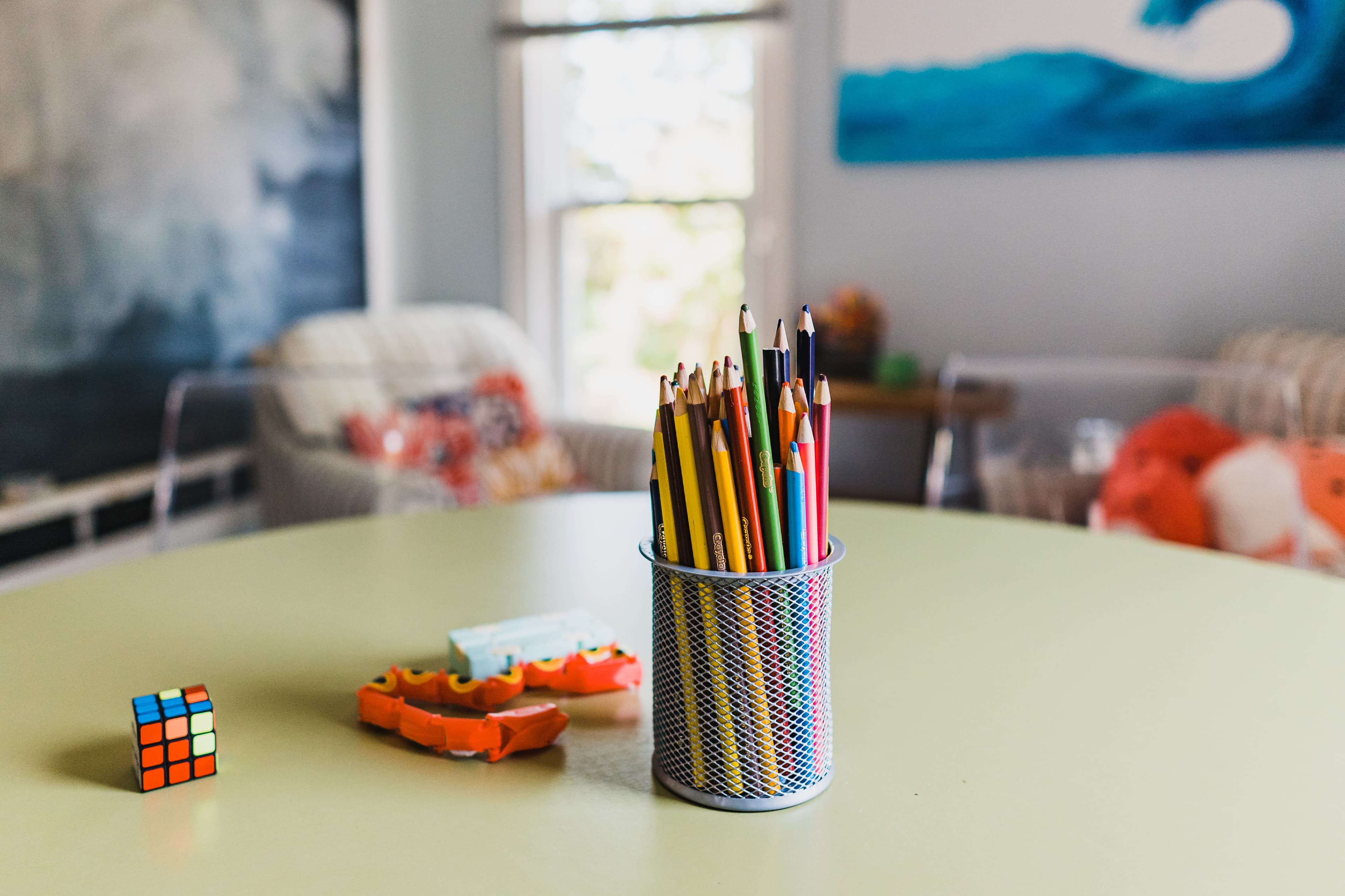 a full pencil holder